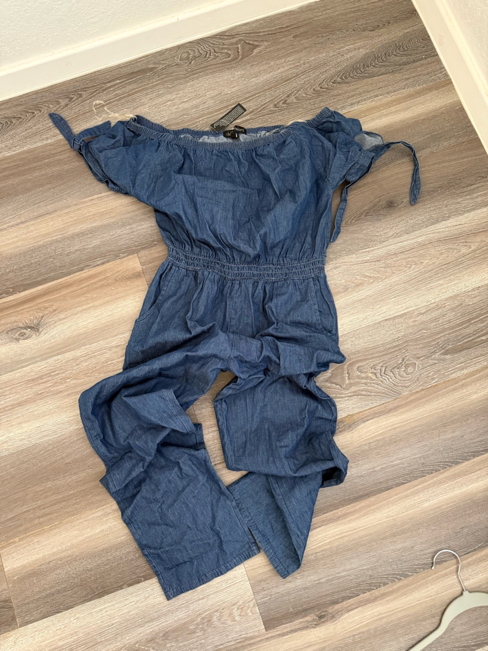 NWT Derek Heart Jumpsuit Size Large
